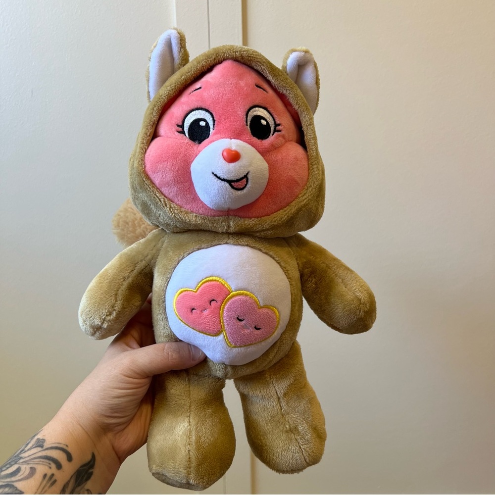 Care Bears Love A Lot Plush Squirrel Hoodie Friends Costume 2021‎ Toy